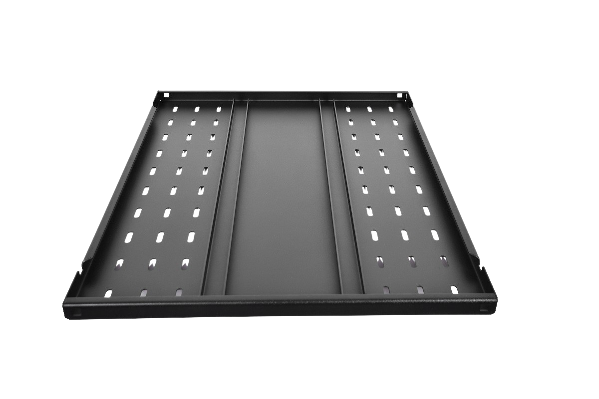 Полка усиленная для аккумуляторов, грузоподъёмностью 200 кг., глубина 1000 мм, цвет черный от ЦМО