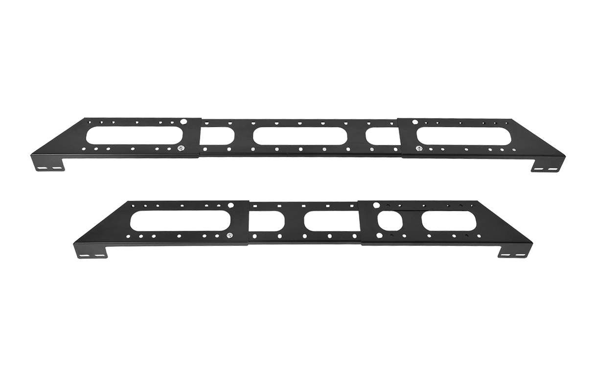 Комплект кронштейна для крепления горизонтального кабельного лотка на крыши шкафа ШТК-СП