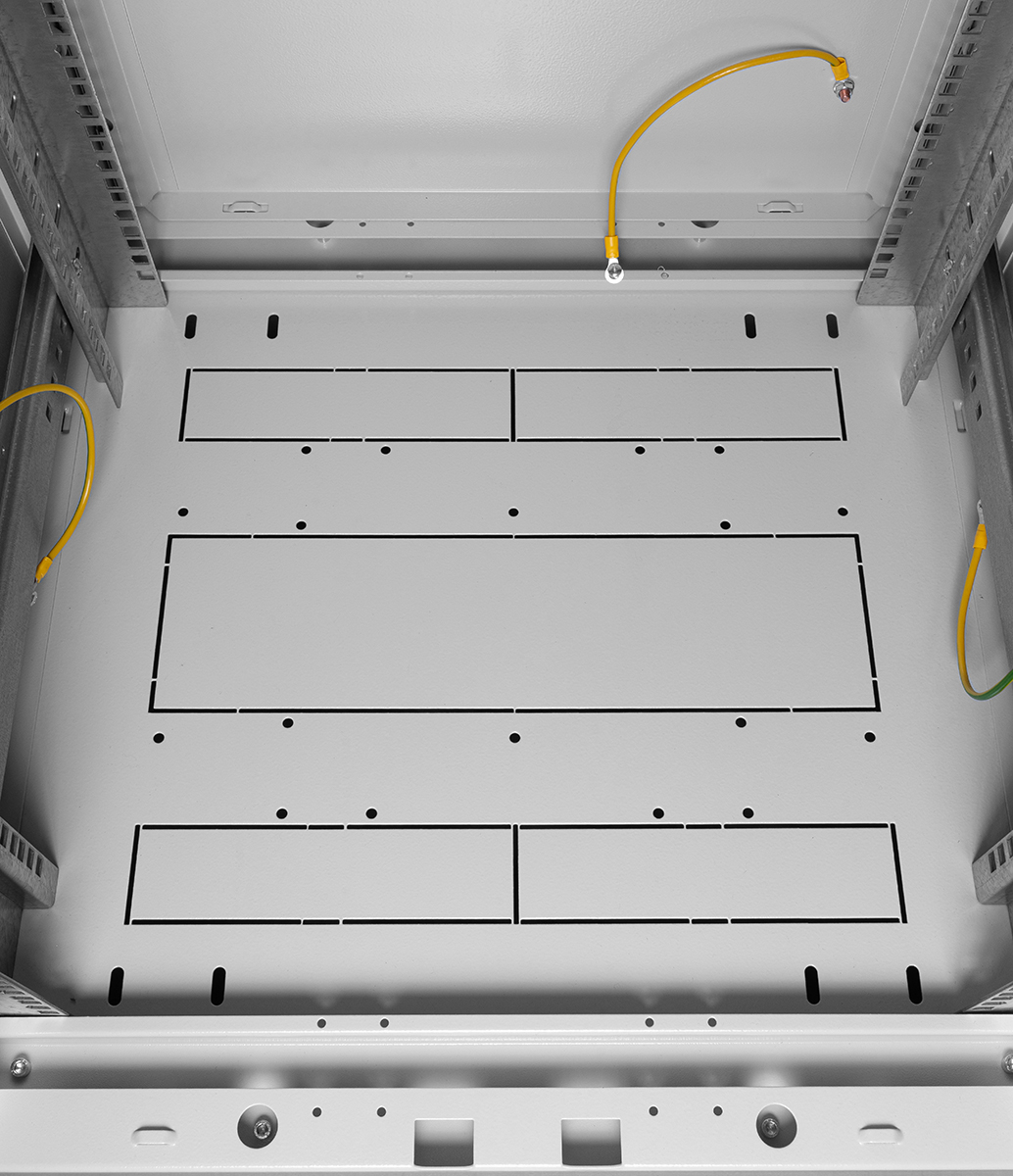 Шкаф телекоммуникационный напольный 48U (600 × 800) дверь стекло