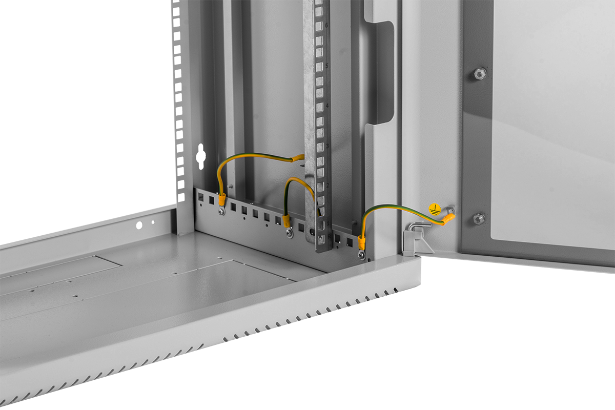 Шкаф телекоммуникационный настенный сварной 9U (600 × 360) съёмные стенки, дверь металл