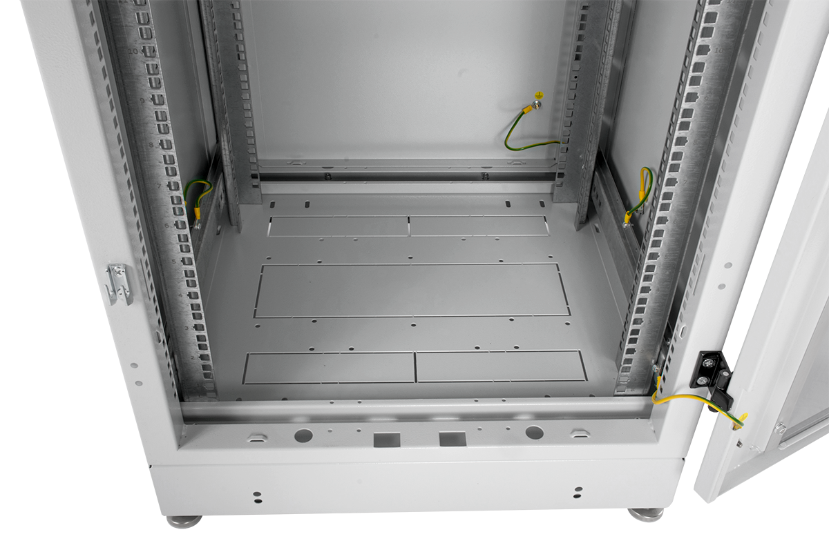 Шкаф телекоммуникационный напольный 42U (800 × 800) дверь металл