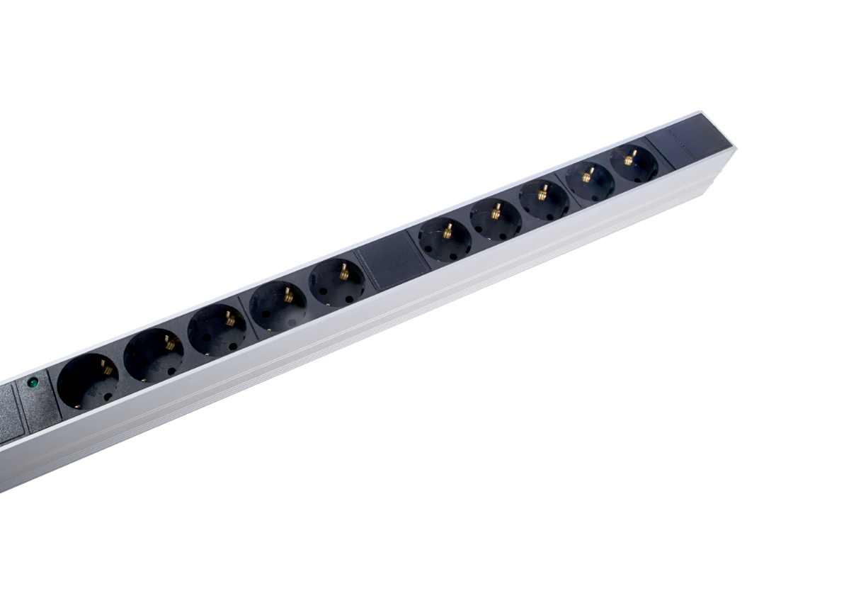Верт блок розеток Rem-3x16, 3×16A, инд, 30S, 1820мм, шнур 3м IEC309