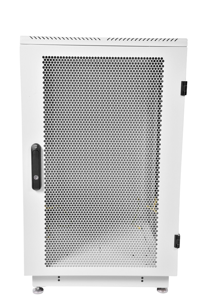 Шкаф телекоммуникационный напольный 27U (600 × 800) дверь перфорированная 2 шт. от ЦМО