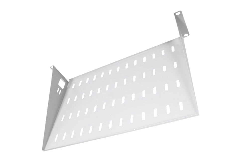 Полка перфорированная консольная 2U, глубина 300 мм от ЦМО