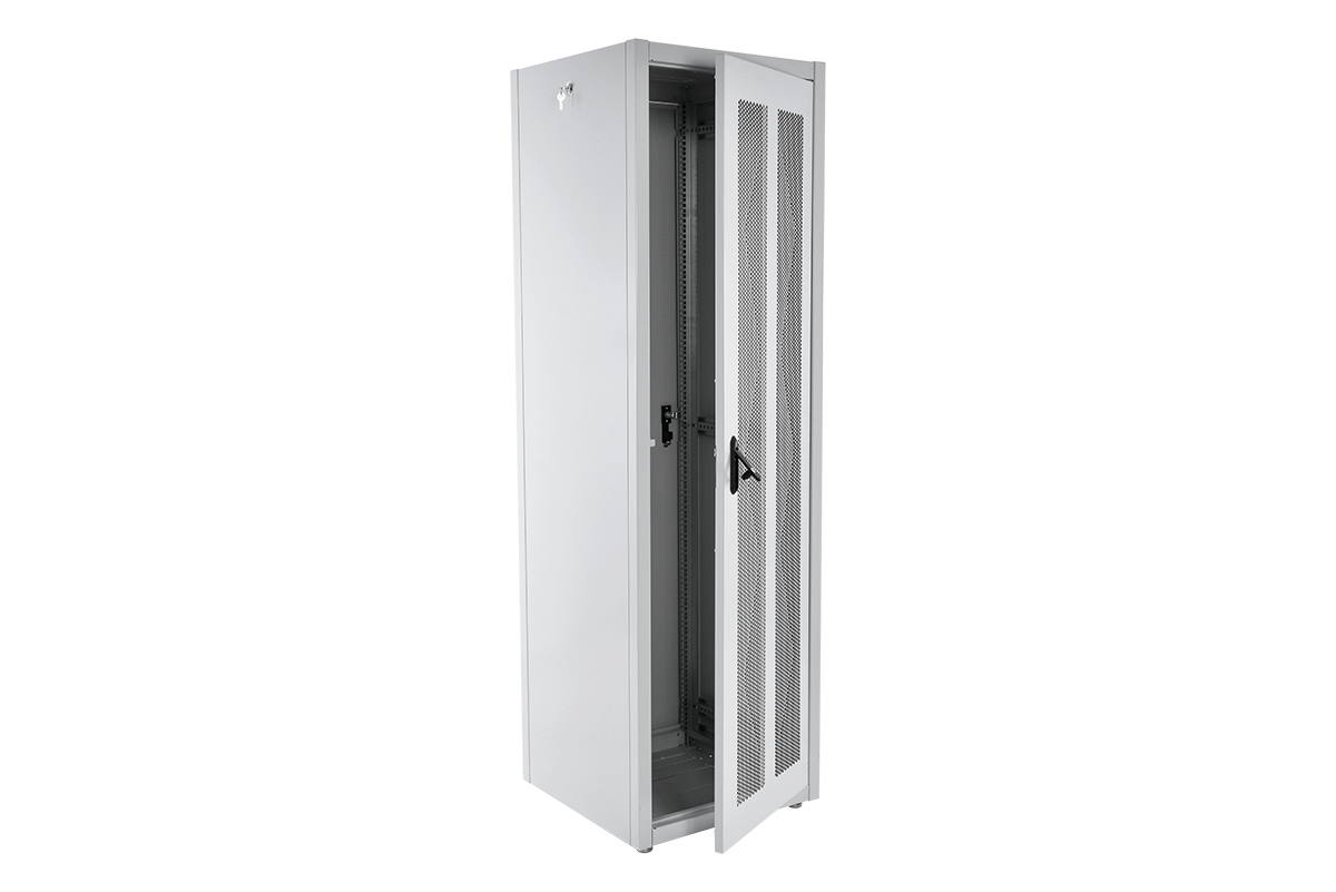 Шкаф телекоммуникационный напольный ЭКОНОМ 42U (600 × 800) дверь перфорированная 2 шт. от ЦМО