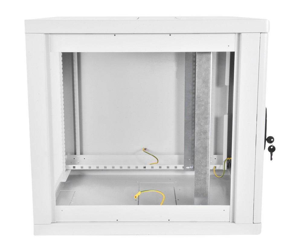 Шкаф телекоммуникационный настенный разборный 12U (600 × 520), съемные стенки, дверь стекло от ЦМО