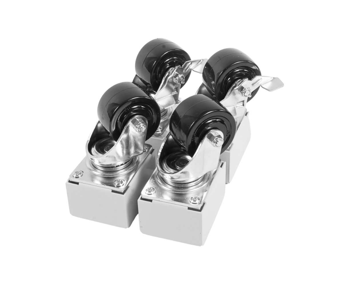 Комплект грузоподъемных роликов 3" × 2" для шкафов ШТК-М, 4 шт. от ЦМО