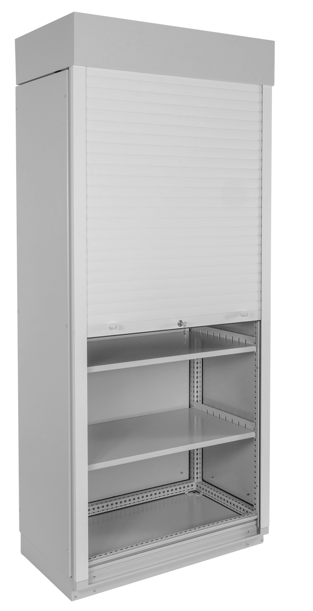 Корпус промышленного шкафа (В2200×Ш800×Г600) EMS, передняя дверь роллета/рольставни