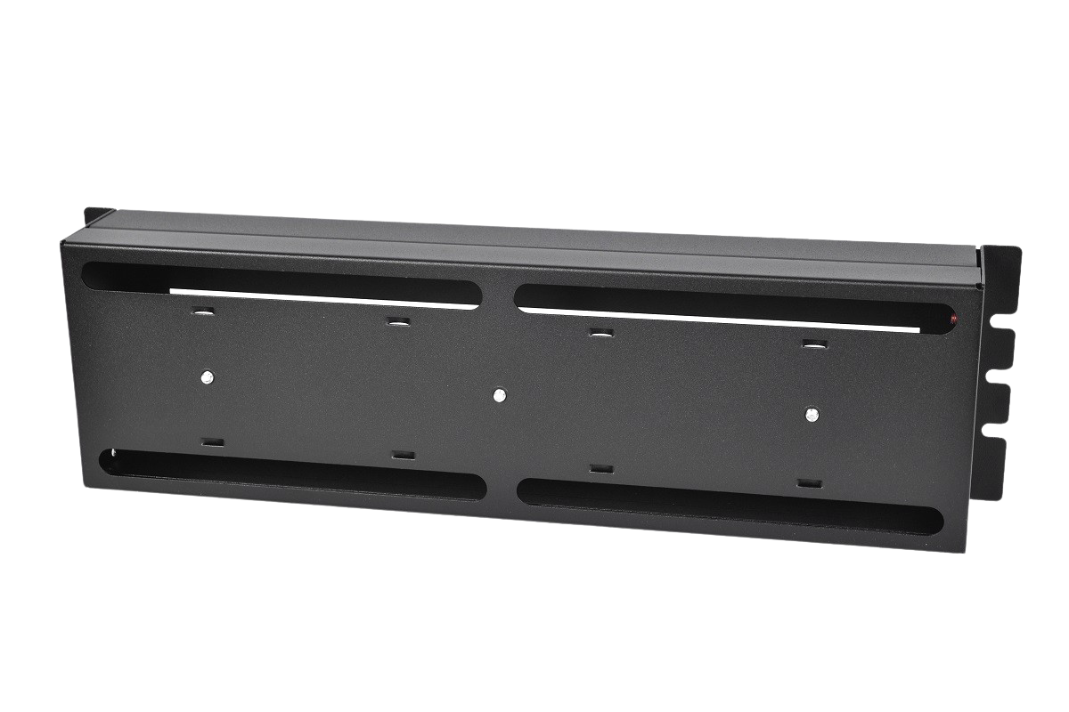 19″ панель с DIN-рейкой PS-3U, цвет черный от ЦМО