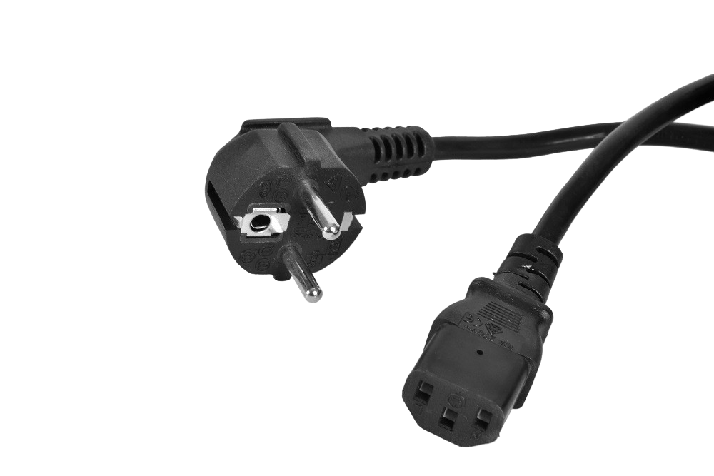 Шнур питания с заземлением IEC 60320 C13/Schuko, 10 А / 250 В (3 × 1,0), длина 3 м от ЦМО