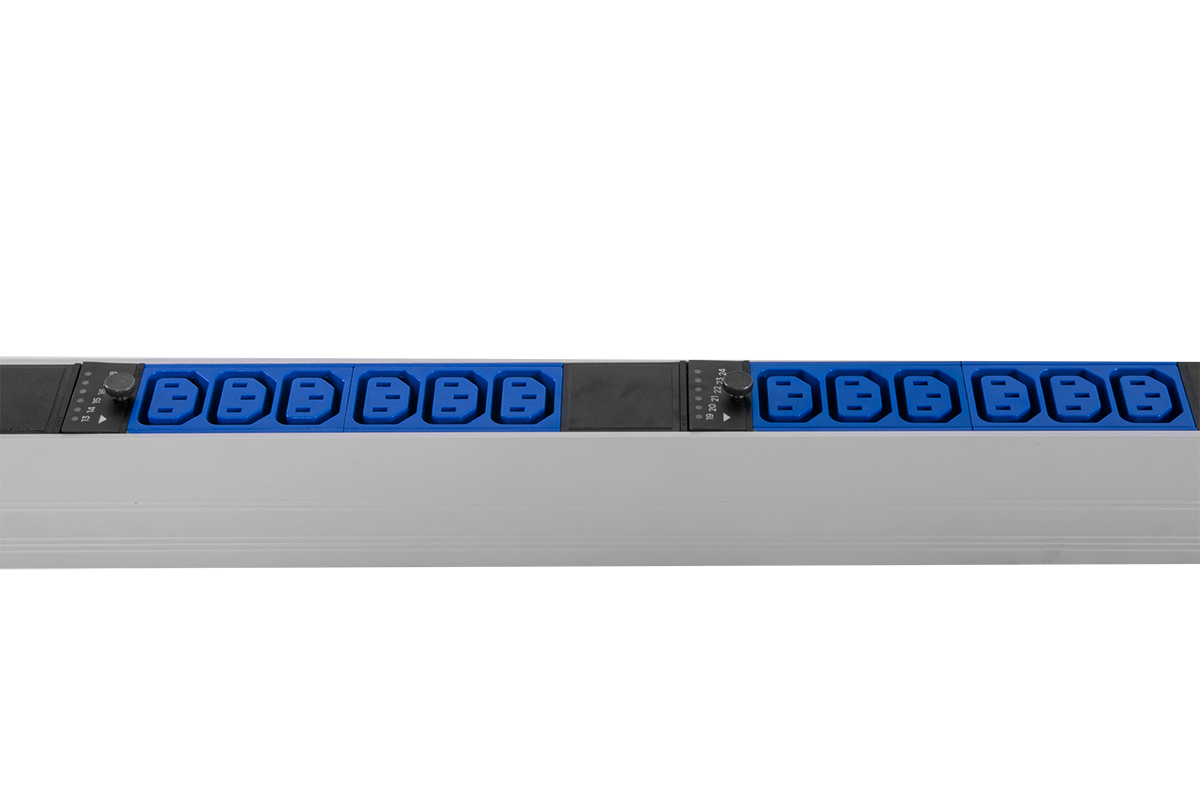 Верт блок розеток Rem-2MC, монит, измер, управл, 3×16A, авт, 36C13, 1820мм, шнур 3м IEC309