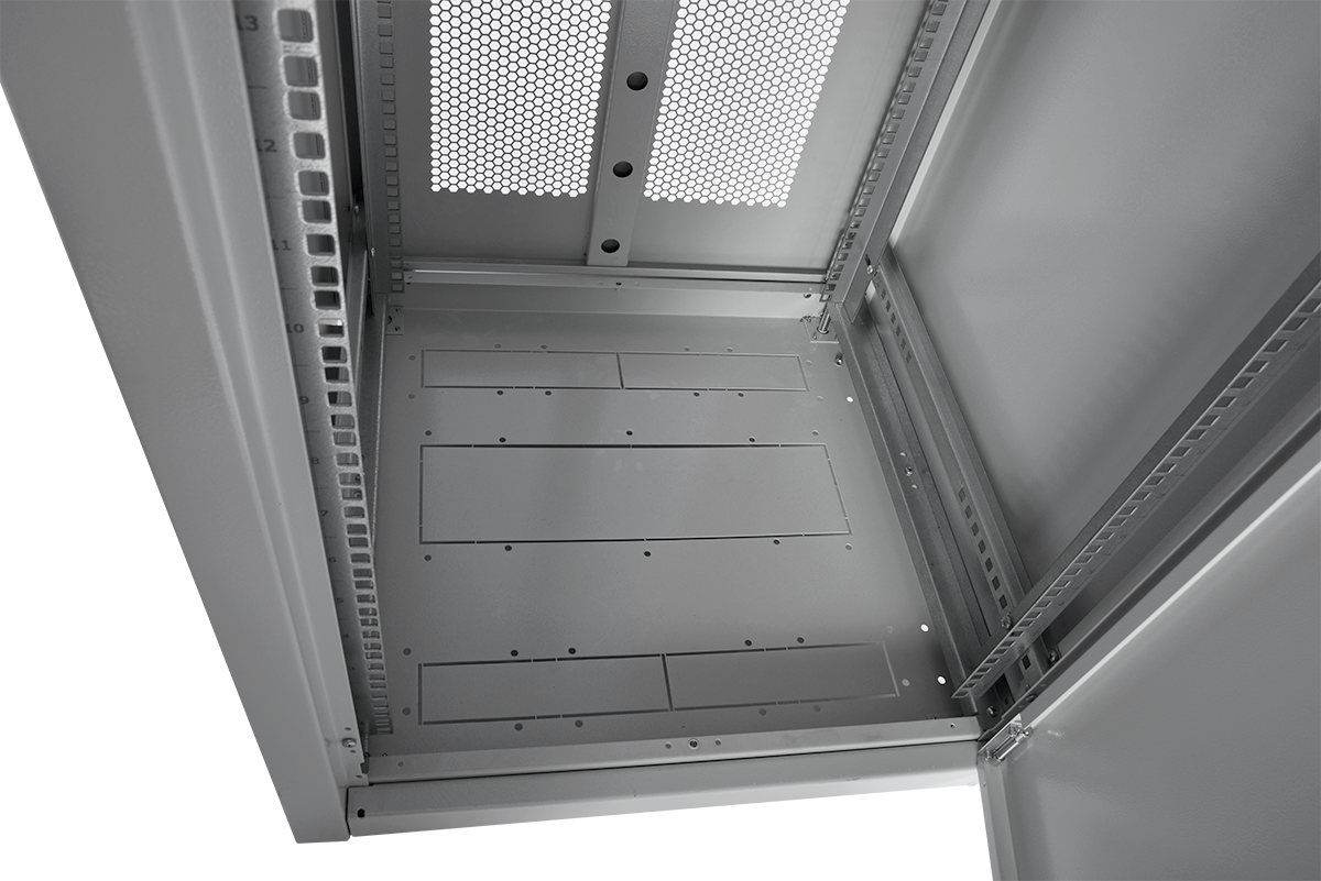 Шкаф телекоммуникационный напольный ЭКОНОМ 42U (600 × 600) дверь перфорированная 2 шт. от ЦМО