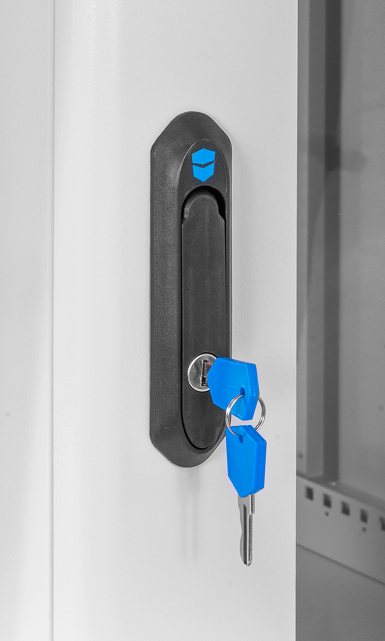 Шкаф телекоммуникационный настенный сварной 12U (600 × 360) съёмные стенки, дверь стекло