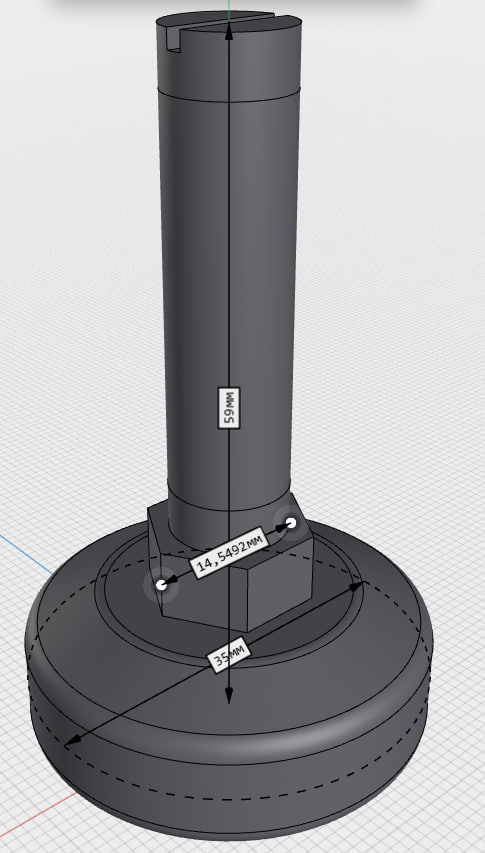  Комплект ножек опорных М10 , 4шт от ЦМО
