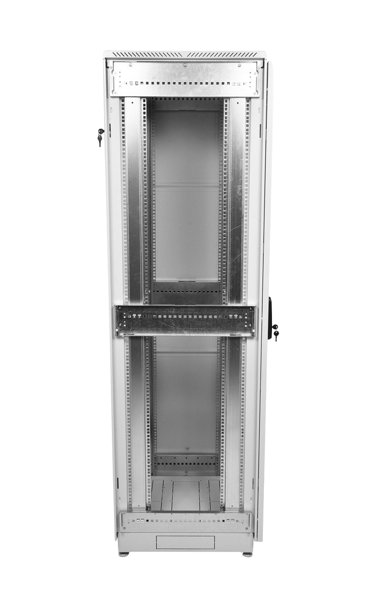 Шкаф телекоммуникационный напольный 47U (600 × 800) дверь стекло от ЦМО