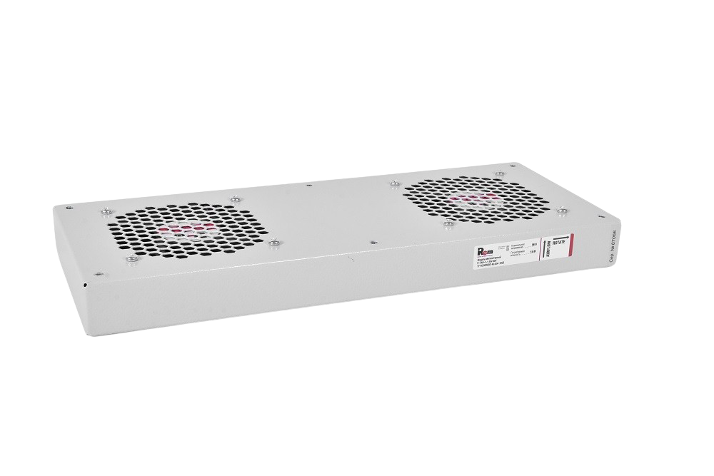 Модуль вентиляторный, 36-48 DC, 2 вентилятора с терморегулятором, колодка от ЦМО