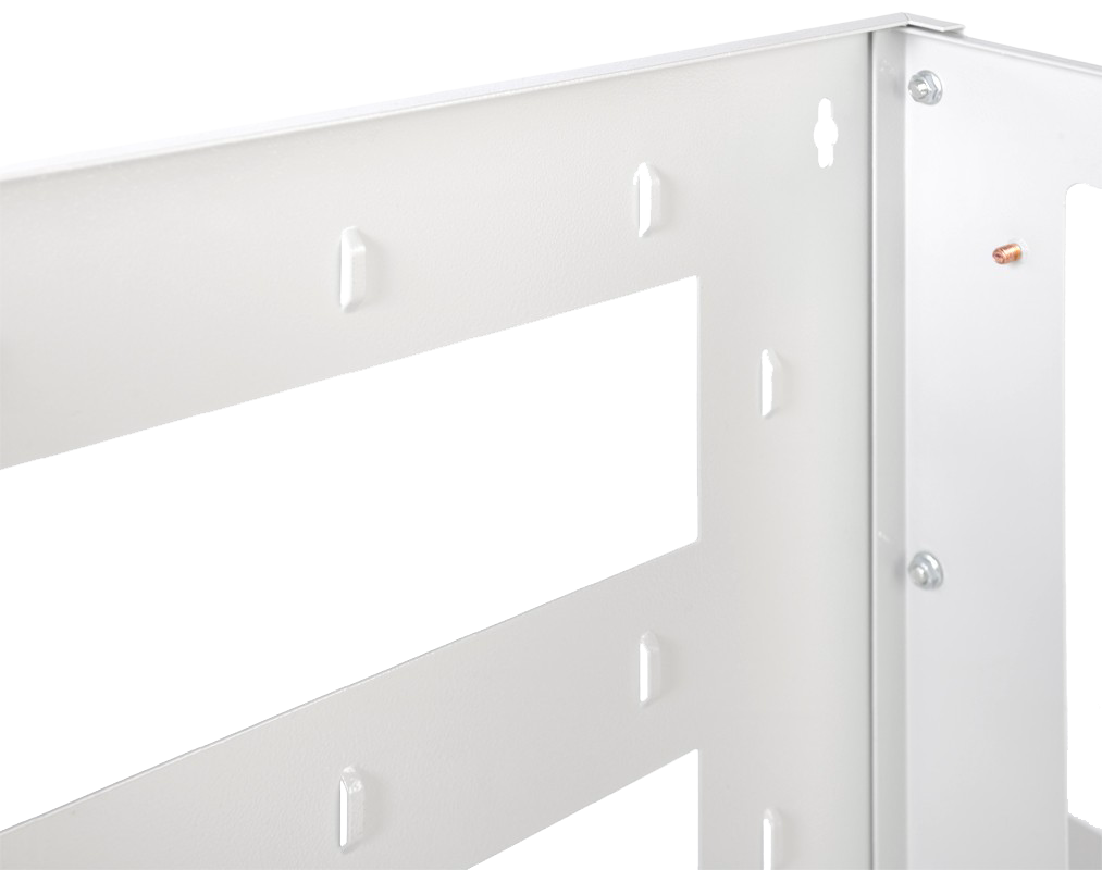  Кронштейн телекоммуникационный настенный 12U, регулируемая глубина 300-450 мм от ЦМО