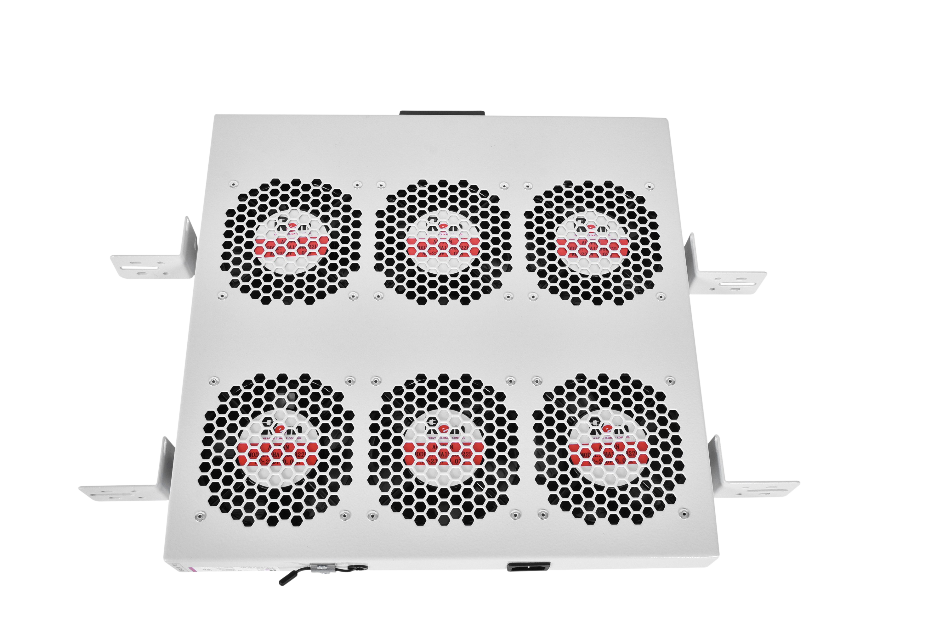Модуль вентиляторный 19" 1U, 6 вентиляторов, регул. глубина 390-750 мм с контроллером от ЦМО