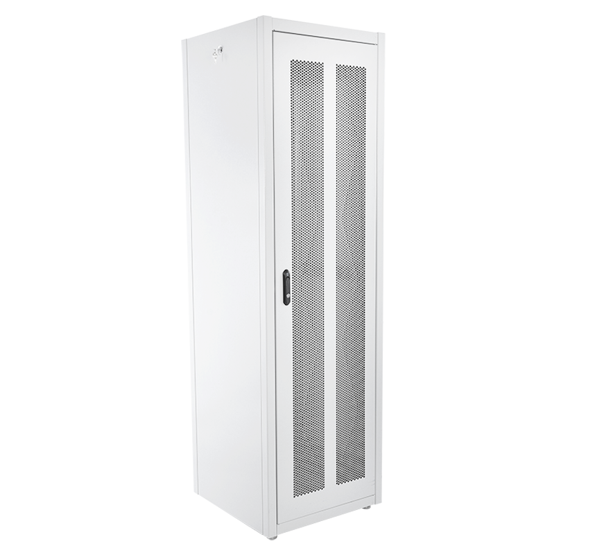 Шкаф телекоммуникационный напольный ЭКОНОМ 48U (600 × 800) дверь перфорированная 2 шт.