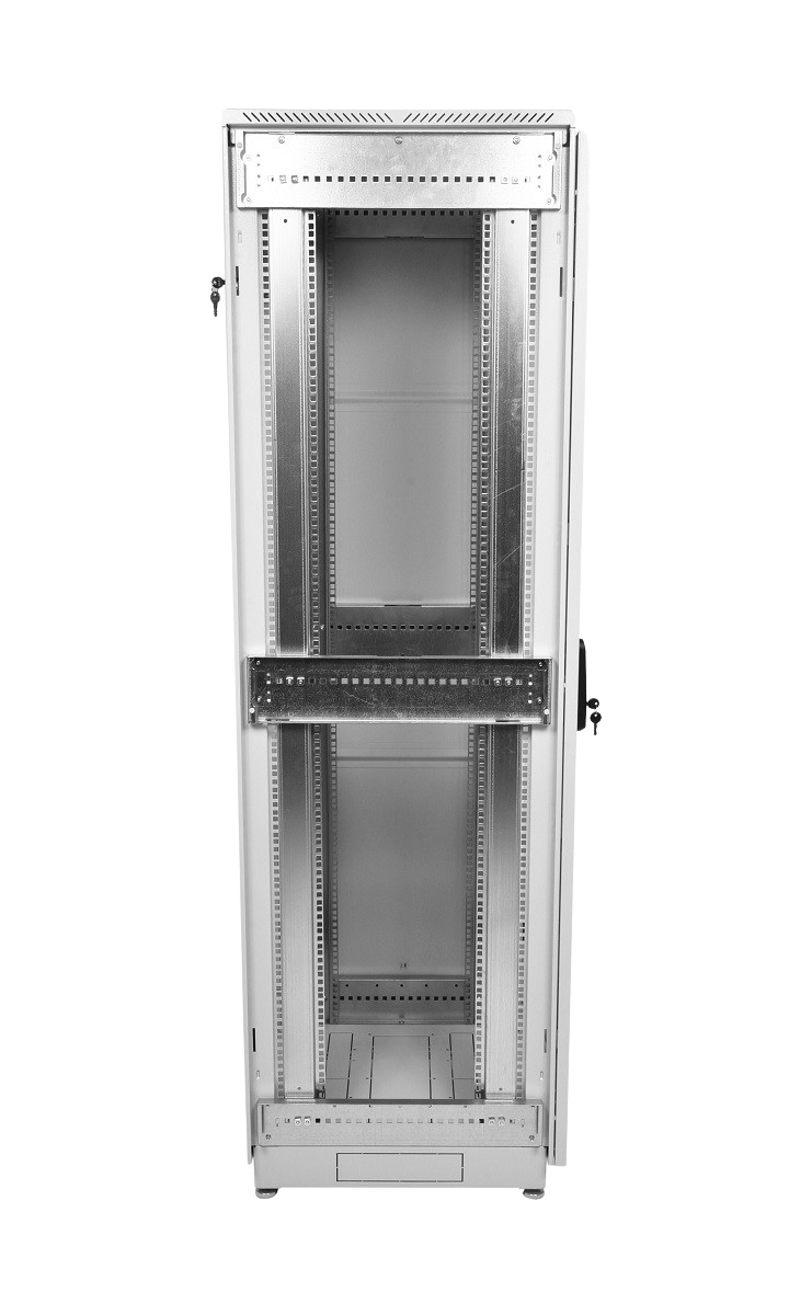 Шкаф телекоммуникационный напольный 47U (600 × 1000) дверь стекло от ЦМО