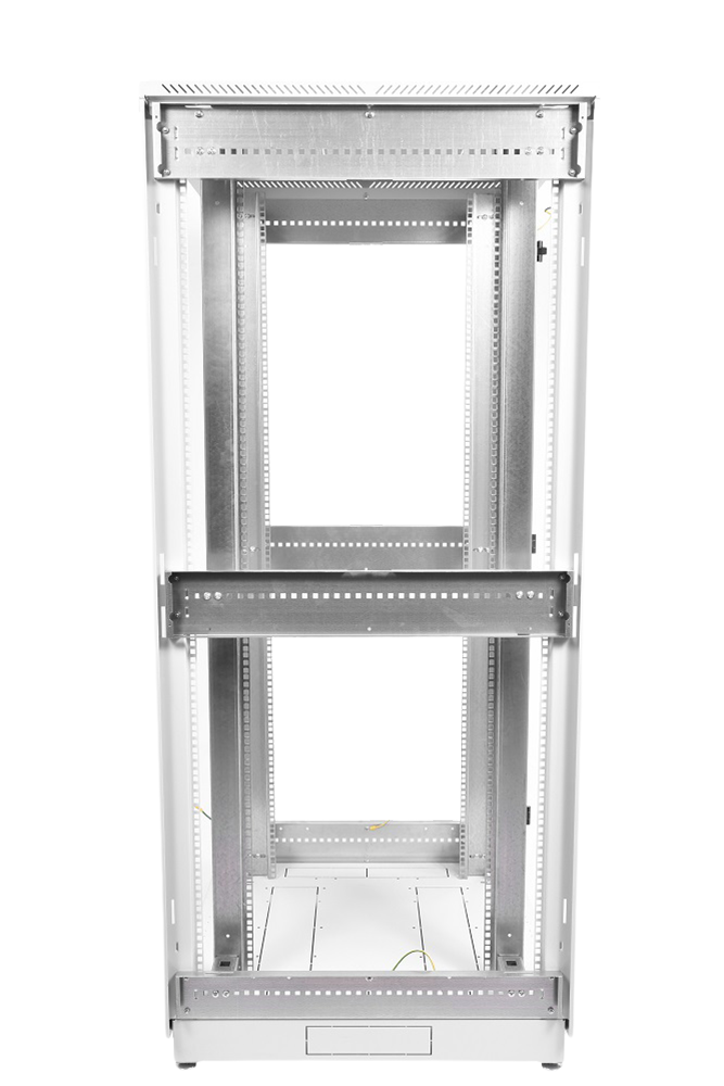 Шкаф телекоммуникационный напольный 47U (800 × 800) дверь перфорированная от ЦМО