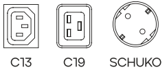 Розетки IEC 60320