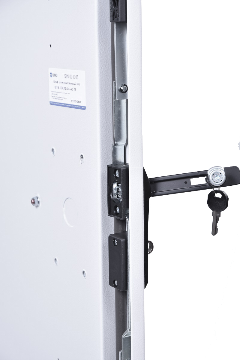Шкаф всепогодный напольный 36U (Ш1000 × Г600), комплектация Т1 с контроллером MC1 и датчиками от ЦМО