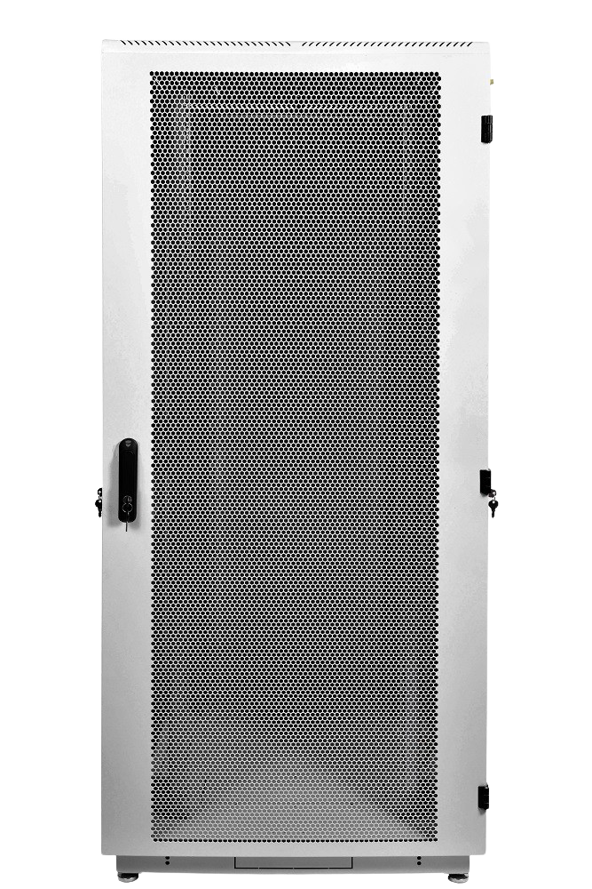 Шкаф телекоммуникационный напольный 47U (600 × 800) дверь перфорированная 2 шт. от ЦМО