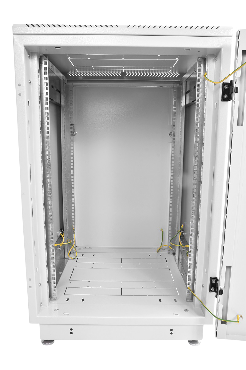 Шкаф телекоммуникационный напольный 27U (600 × 1000) дверь металл от ЦМО