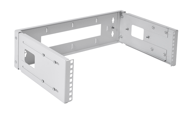 Кронштейн телекоммуникационный настенный 3U, регулируемая глубина 300-450 мм